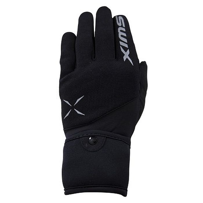 Перчатки-варежки лыжные SWIX AtlasX (черный/серый)