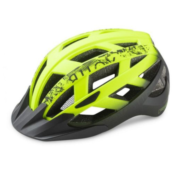 Шлем для лыжероллеров R2 Lumen (желтый/черный)