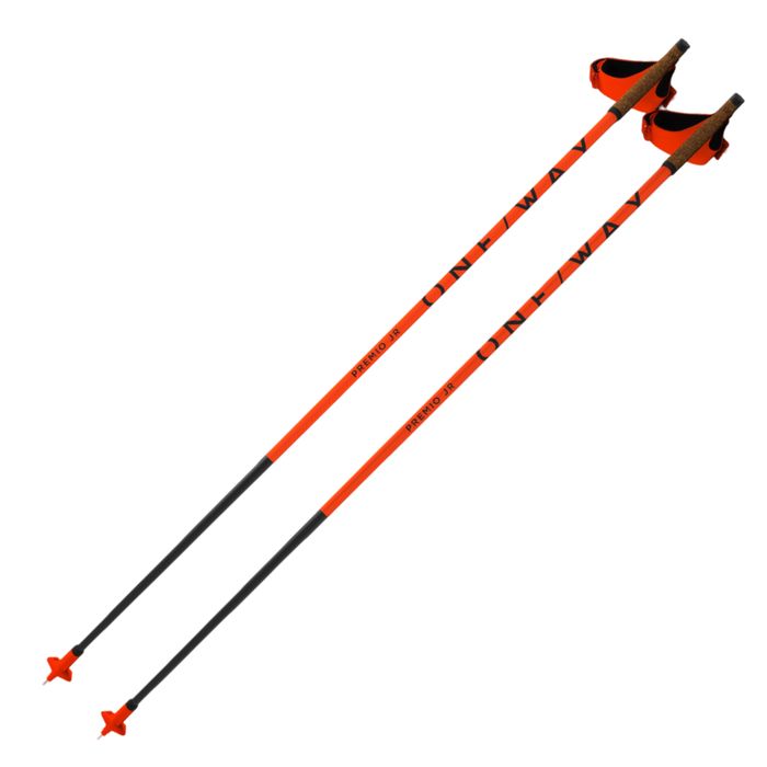 Лыжные палки ONEWAY (OZ46124) Premio JR. (Карбон 60%) (оранжевый)