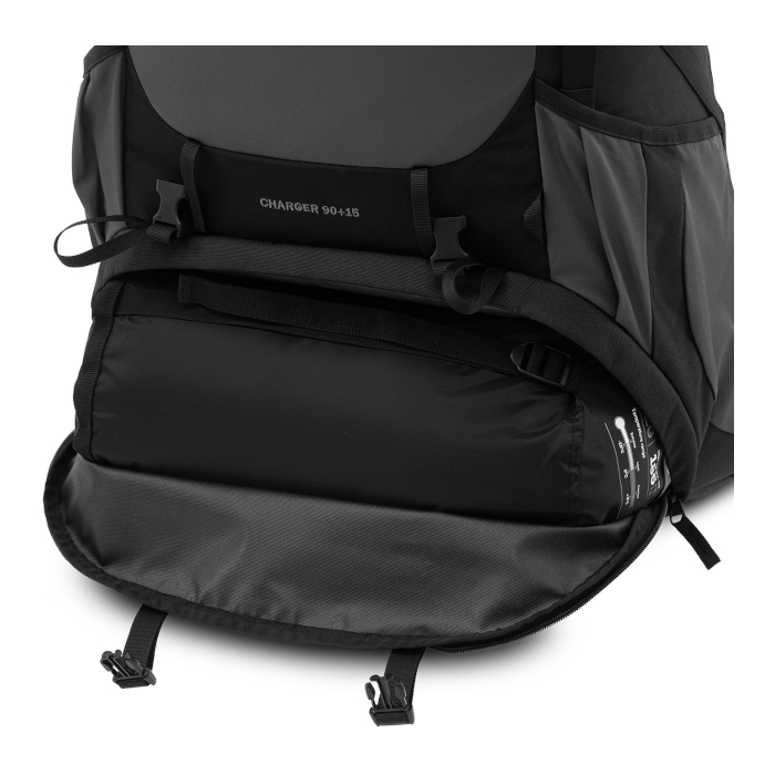 Рюкзак туристический KANROCK Charger 90+15 (черный)