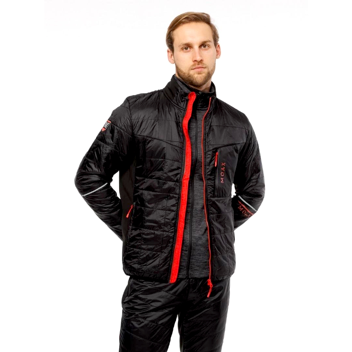 Куртка разминочная MOAX Royal (черный/красный)