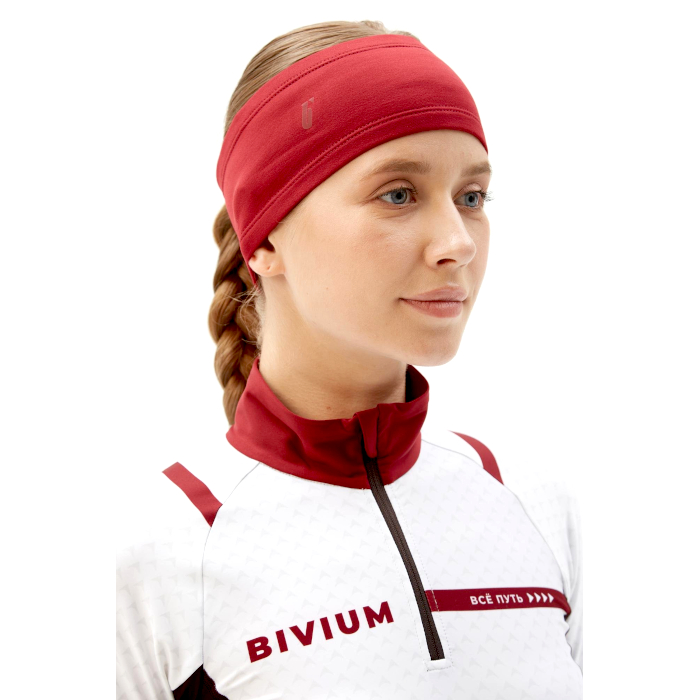 Повязка на голову BIVIUM Баланс 2.0 (бордовый)