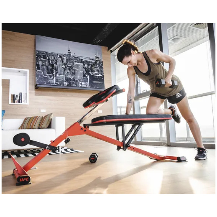 Скамья силовая UFC для пресса и разгибания спины