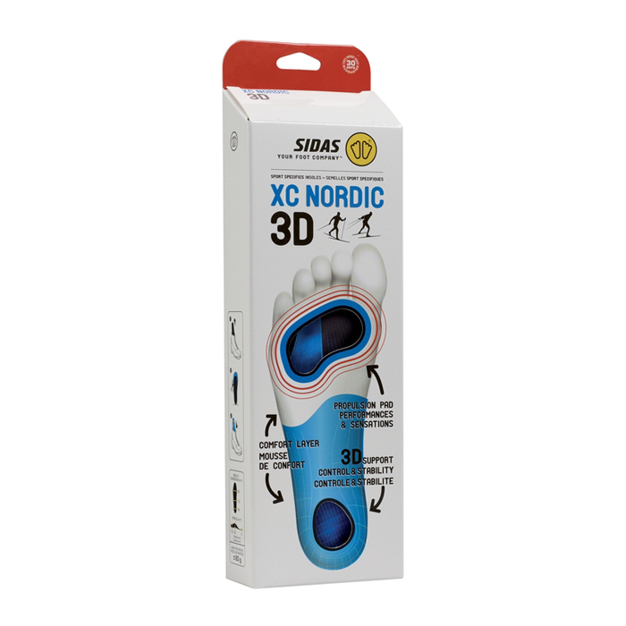 Стельки анатомические SIDAS XC-Nordic 3D