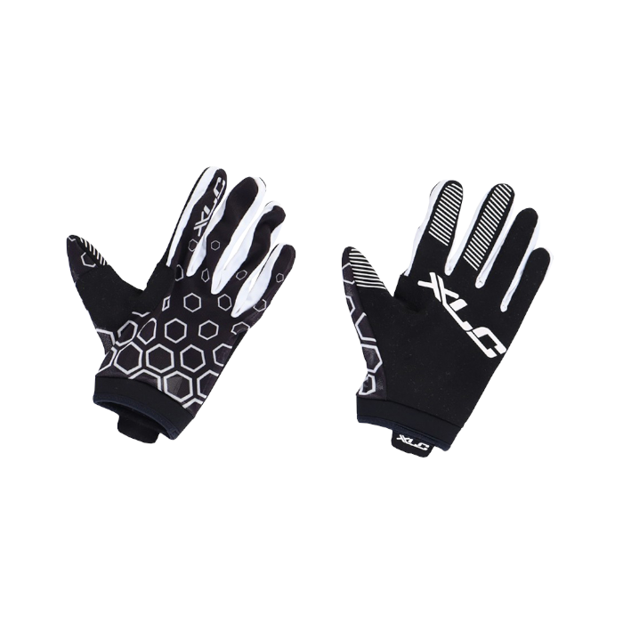 Перчатки для лыжероллеров XLC Full Finger Glove (черный/белый)