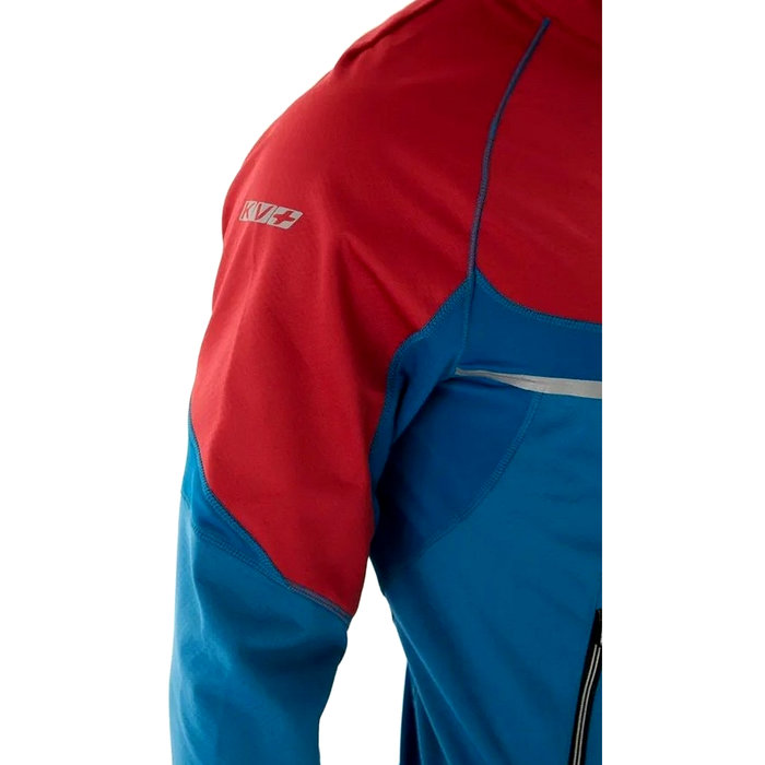 Куртка разминочная KV+ Premium (синий/бордовый)