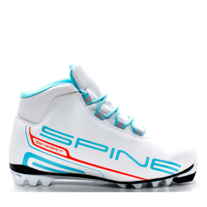 Лыжные ботинки SPINE NNN Smart Lady (357/9M (T4)) (белый/бирюзовый)