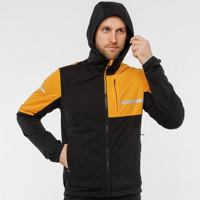 Куртка разминочная MOAX Dickson Wind (черный/желтый)