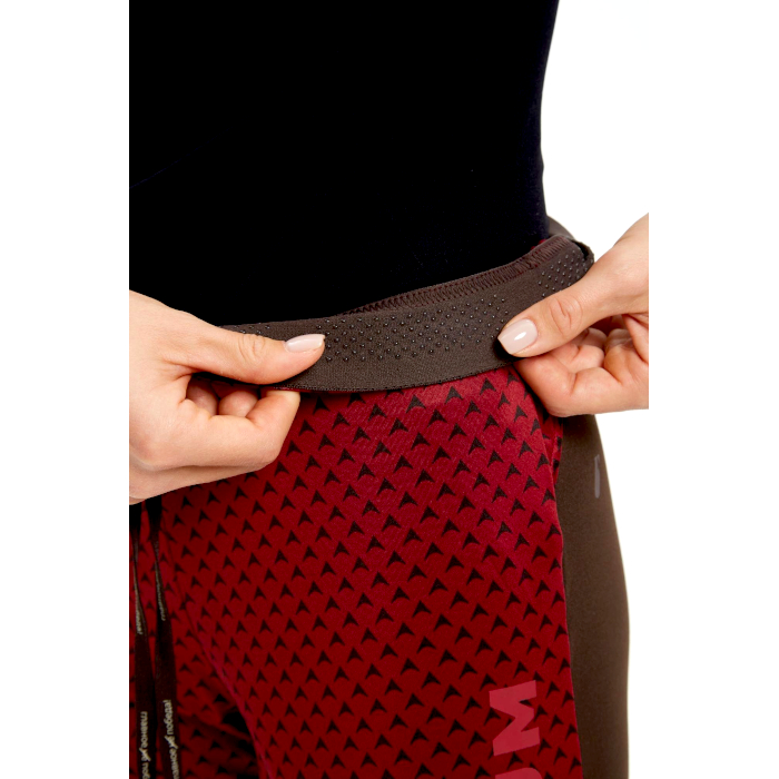 Брюки разминочные женские BIVIUM Баланс 2.0 (бордовый/коричневый)