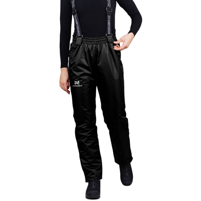 Брюки утепленные женские NORDSKI Active (черный/белый)