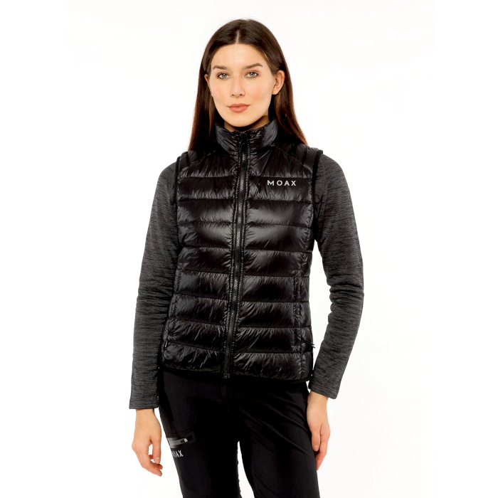 Жилет утепленный женский MOAX Igora Light Pack (черный)