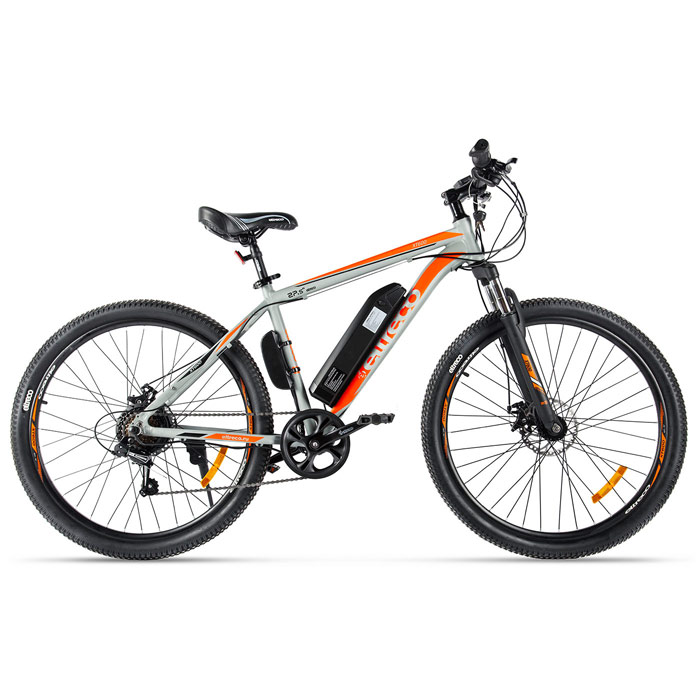 Электровелосипед ELTRECO XT 600 350 Wh (серый/оранжевый) (2020)