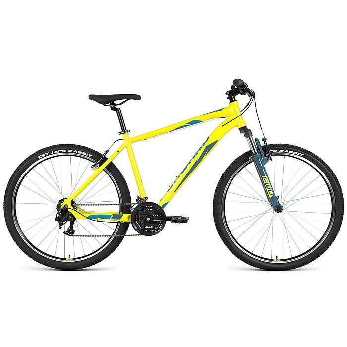 Велосипед FORWARD Apache 27,5 1.2 (желтый/зеленый) (2022)