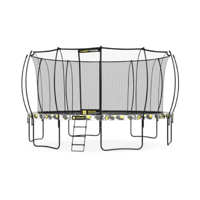 Батут уличный HASTTINGS Superfly X 4,6 м. (черный/камуфляж)