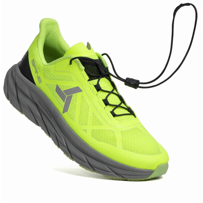 Кроссовки беговые SPINE Titanium (S) (салатовый/серый)