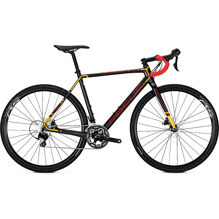 Велосипед FOCUS MARES 105 (черный/оранжевый/красный) (2018)