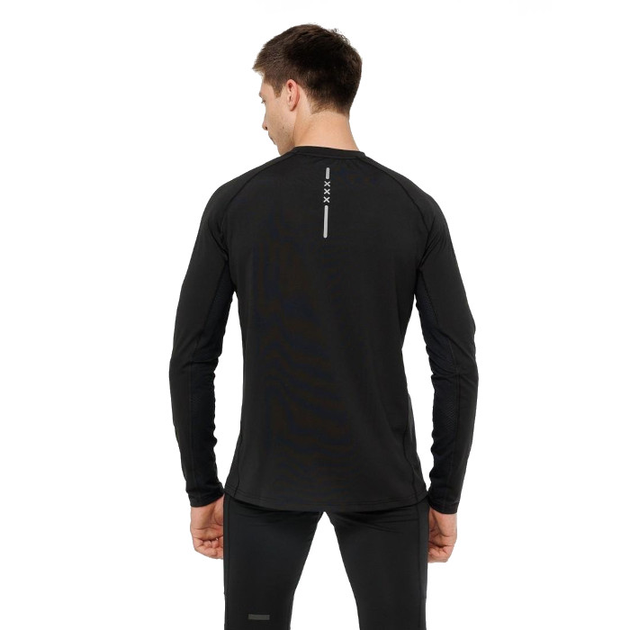 Лонгслив для бега MOAX Run Lite (черный)