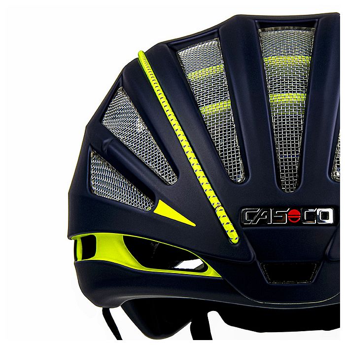 Шлем для велосипеда CASCO SPEEDairo 2 (без визора) (синий/желтый)