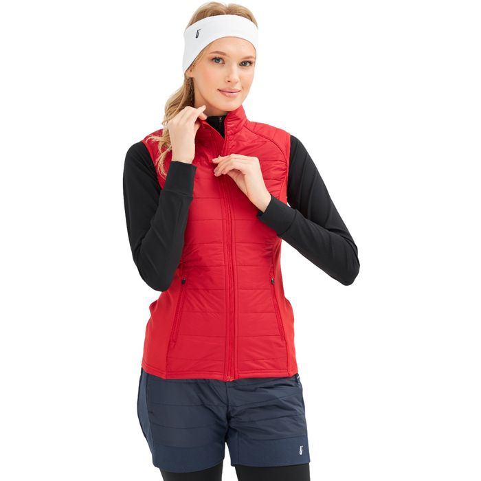 Жилет утепленный женский BIVIUM Комфорт (красный)