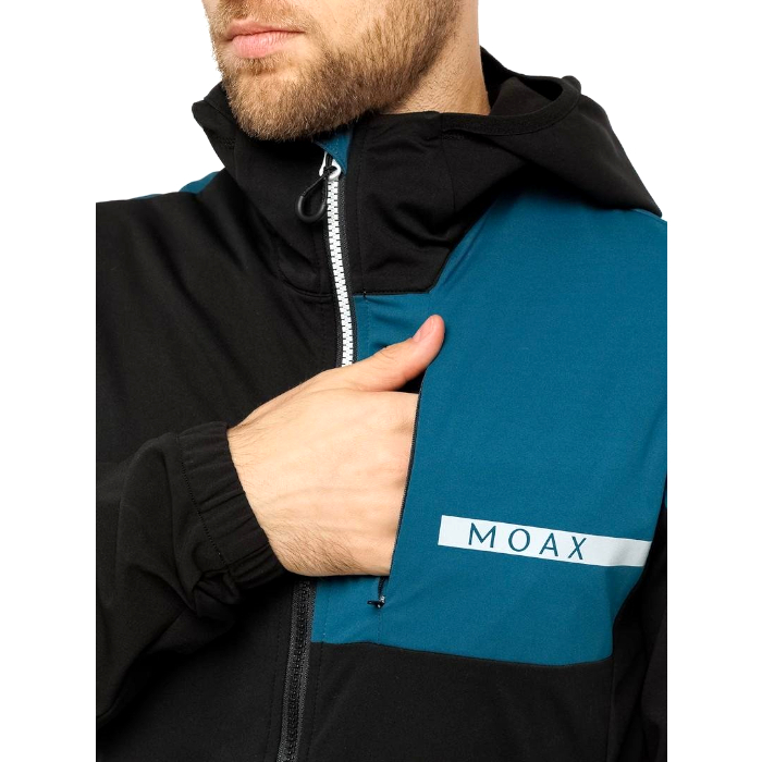 Куртка разминочная MOAX Dickson Wind (черный/синий)