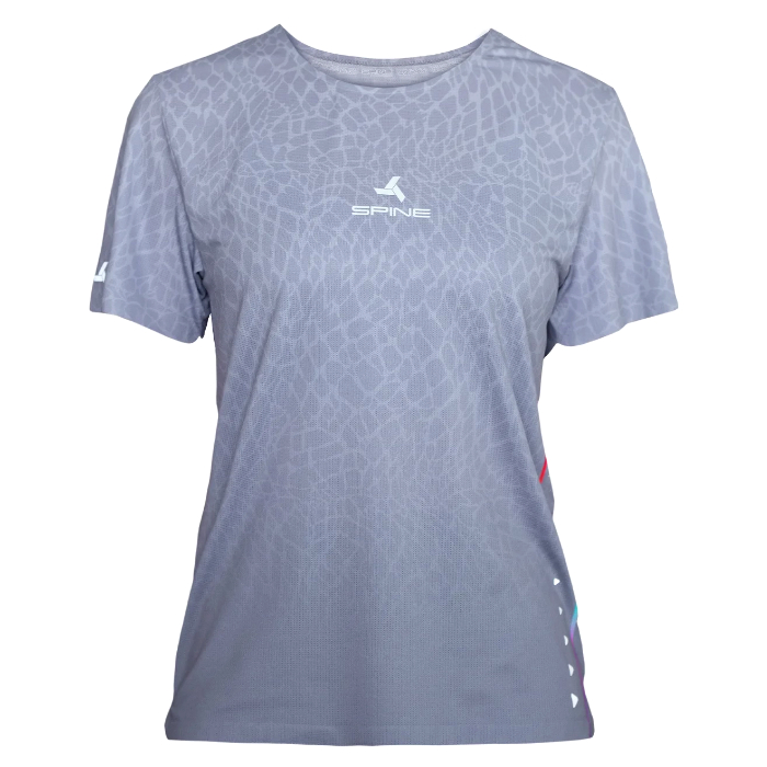 Футболка для бега женская SPINE Running (серый)