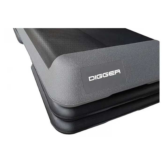 Степ - платформа HASTTINGS Digger профессиональная, 3 уровня (черный/серый)