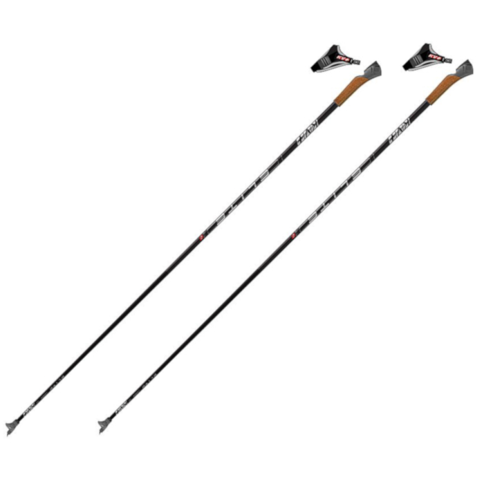 Лыжные палки KV+ (23P015Q) Elite QCD (Карбон 100%) (черный)