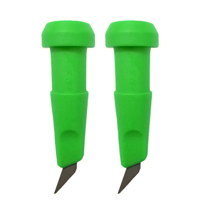 Опоры (лапки) SKI TIME (T-0) Для лыжероллерных палок (10 мм., зеленые, твердосплавный наконечник)