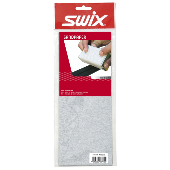 Шкурка SWIX (T0330) (# 100, для лыж, 5 шт.)