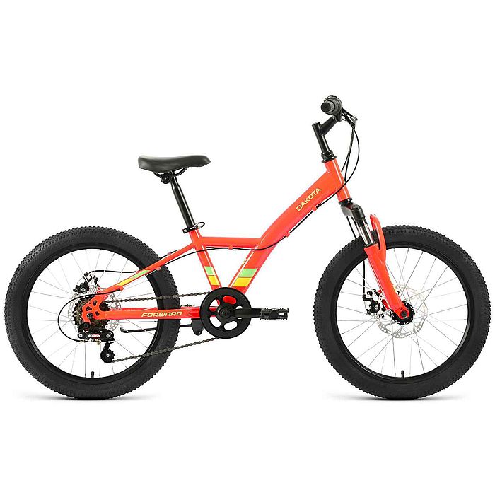 Велосипед FORWARD Dakota 20 2.0 D (красный/желтый) (2022)