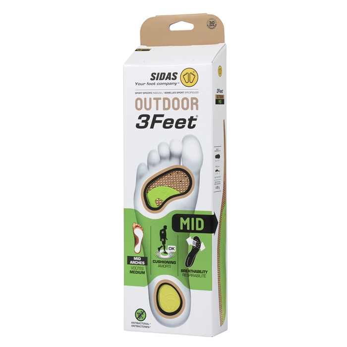 Стельки анатомические SIDAS 3 Feet Outdoor Mid