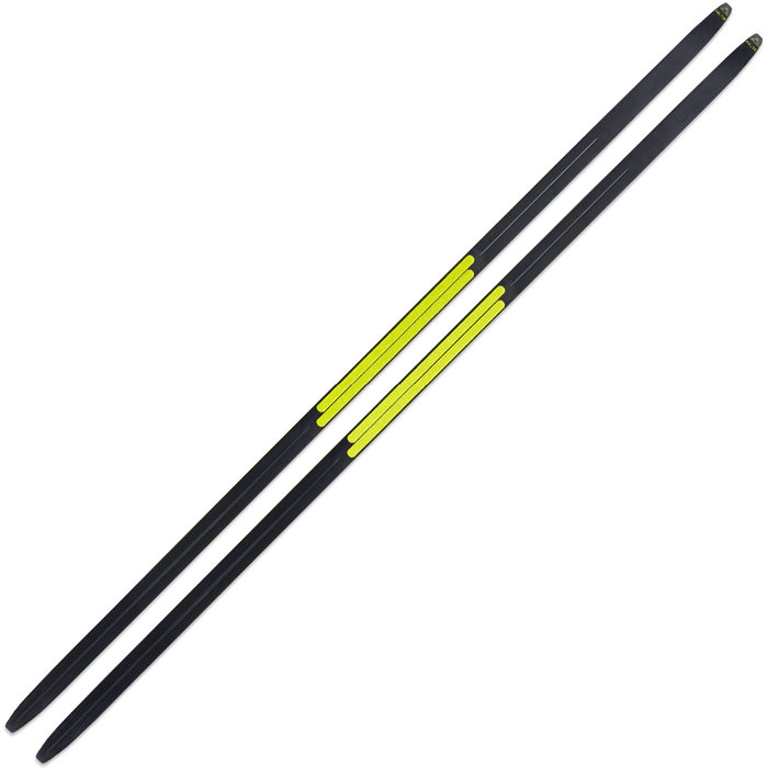 Лыжи беговые FISCHER Twin Skin Speedmax 90 Med (желтый/зеленый)