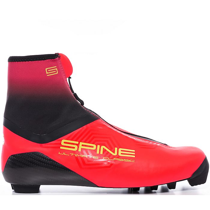 Лыжные ботинки SPINE NNN Ultimate Classic (293/9 SCF (Or/Yel)) (оранжевый/желтый)