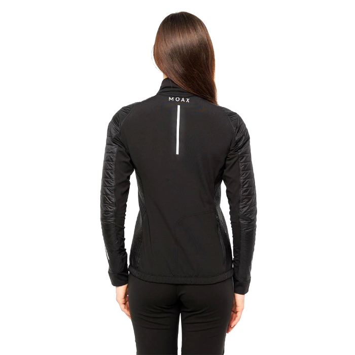 Куртка разминочная женская MOAX Tauri PRO Hybrid (черный)
