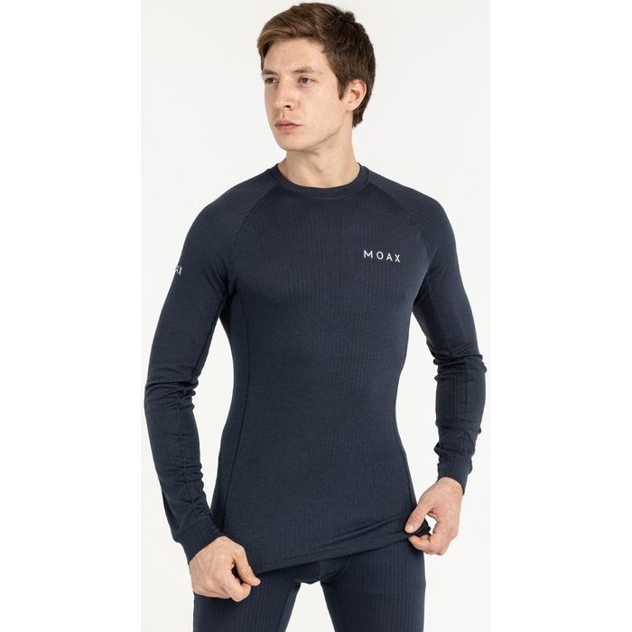Термобелье мужское (верх) MOAX Race LS (темно-синий)