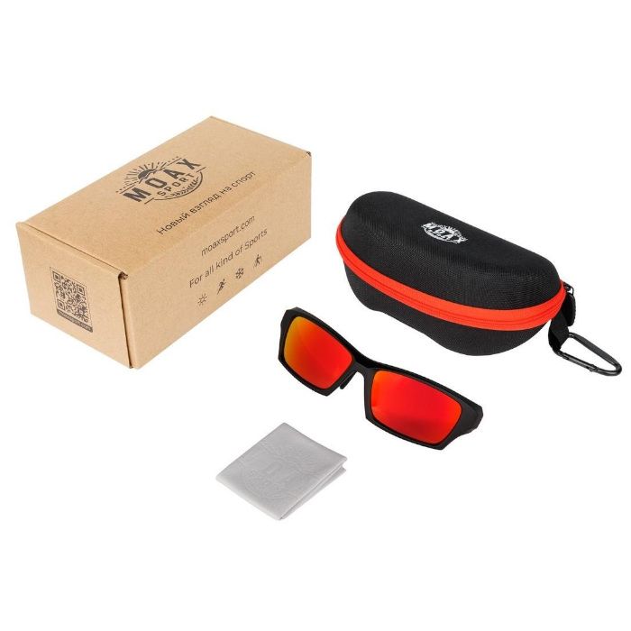 Очки спортивные MOAX Enigma (желтый/оранжевый)