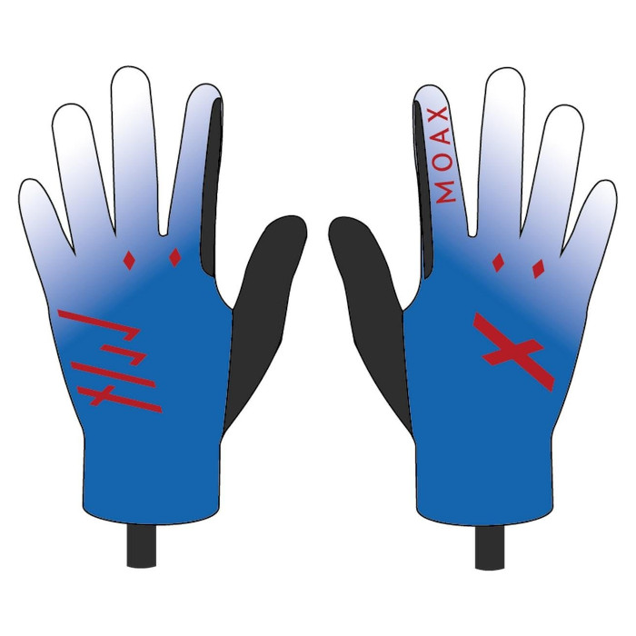 Перчатки для лыжероллеров MOAX Max Air (синий)