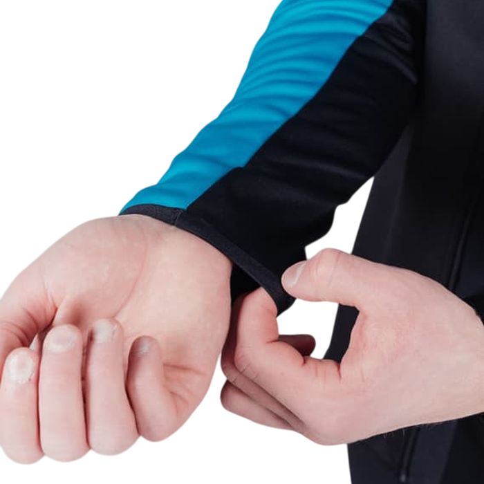 Куртка разминочная NORDSKI Premium (голубой/черный)