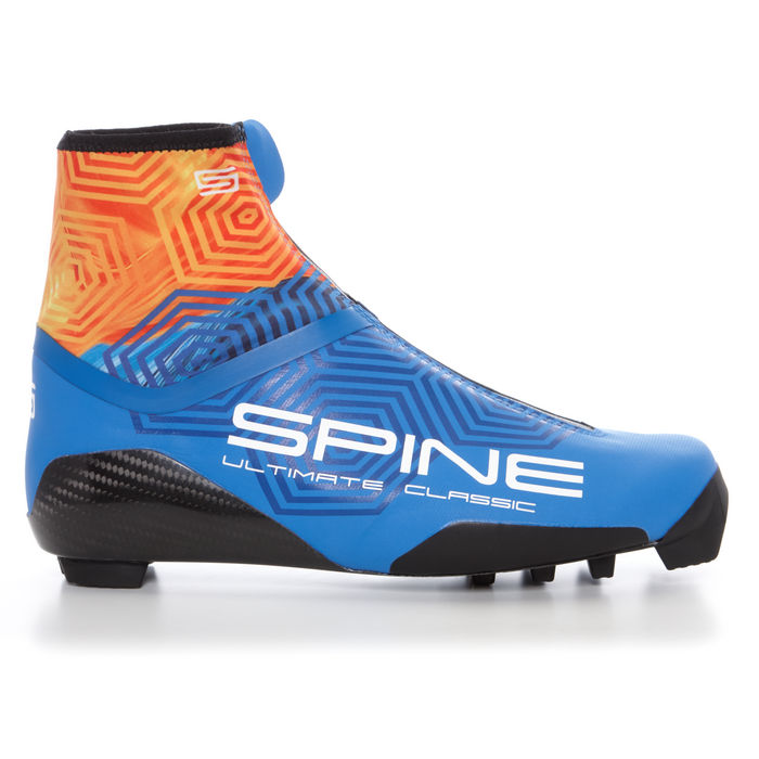Лыжные ботинки SPINE NNN Ultimate Classic (293/1) (синий/оранжевый)