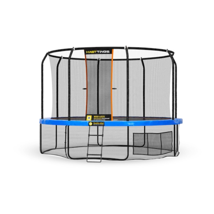 Батут уличный HASTTINGS Sky Double 3,96 м. (синий/зеленый)