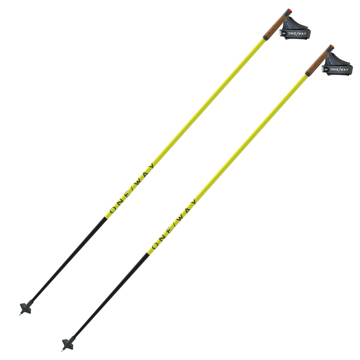 Лыжные палки ONEWAY (OZ41121) Storm 2 Mag (Карбон 100%) (желтый)