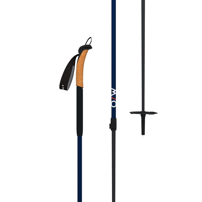 Лыжные палки ONEWAY (OZ45021) BC Vario (алюминий) (черный)