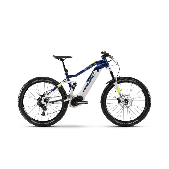 Электровелосипед HAIBIKE Sduro FullSeven Life LT 7.0 500 Wh. (серо/синий) (2019)