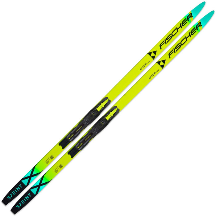 Лыжи беговые FISCHER Sprint Crown (желтый)