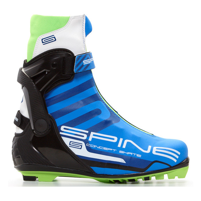 Лыжные ботинки SPINE NNN Concept Skate Pro (297_Б/У) (синий/черный)