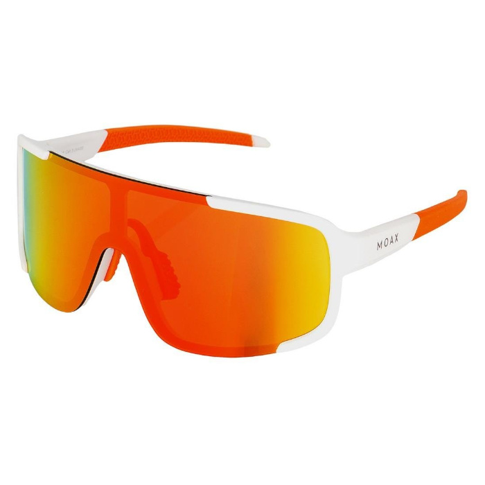 Очки спортивные MOAX Viru (белый/оранжевый)