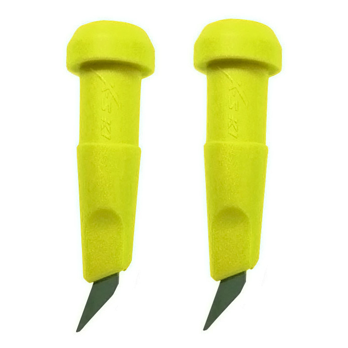 Опоры (лапки) SKI TIME (T-3) Для лыжероллерных палок (8 мм., желтые, твердосплавный наконечник)