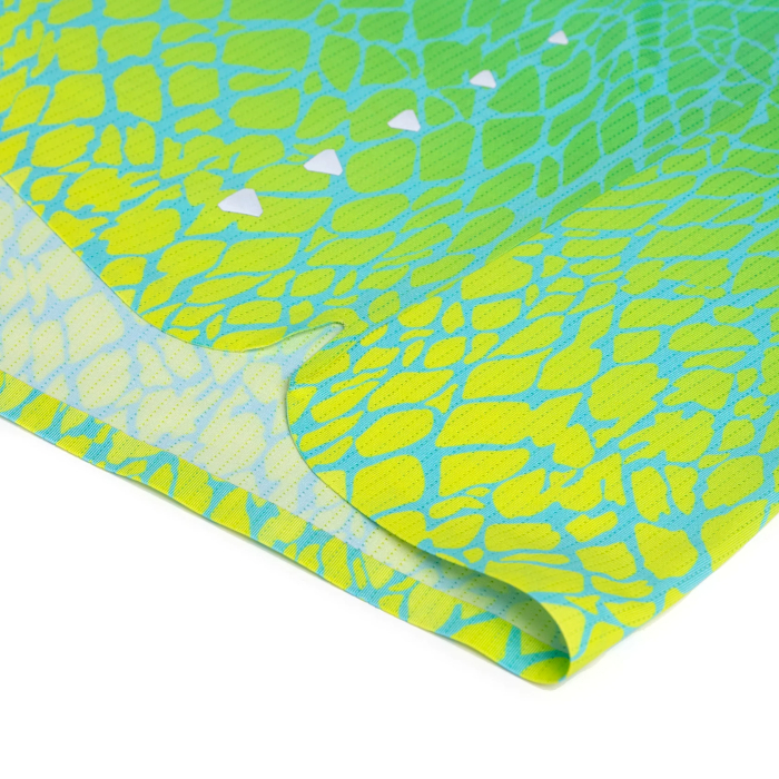 Майка для бега женская SPINE Running (зеленый/голубой)