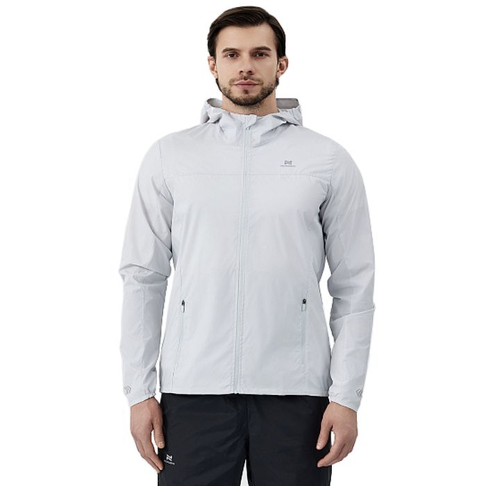 Ветровка для бега NORDSKI Rain (светло-серый)