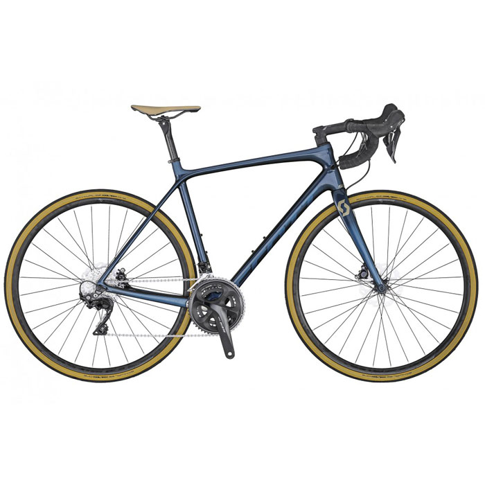 Велосипед SCOTT Addict 20 disc dark blue (т.синий) (2020)